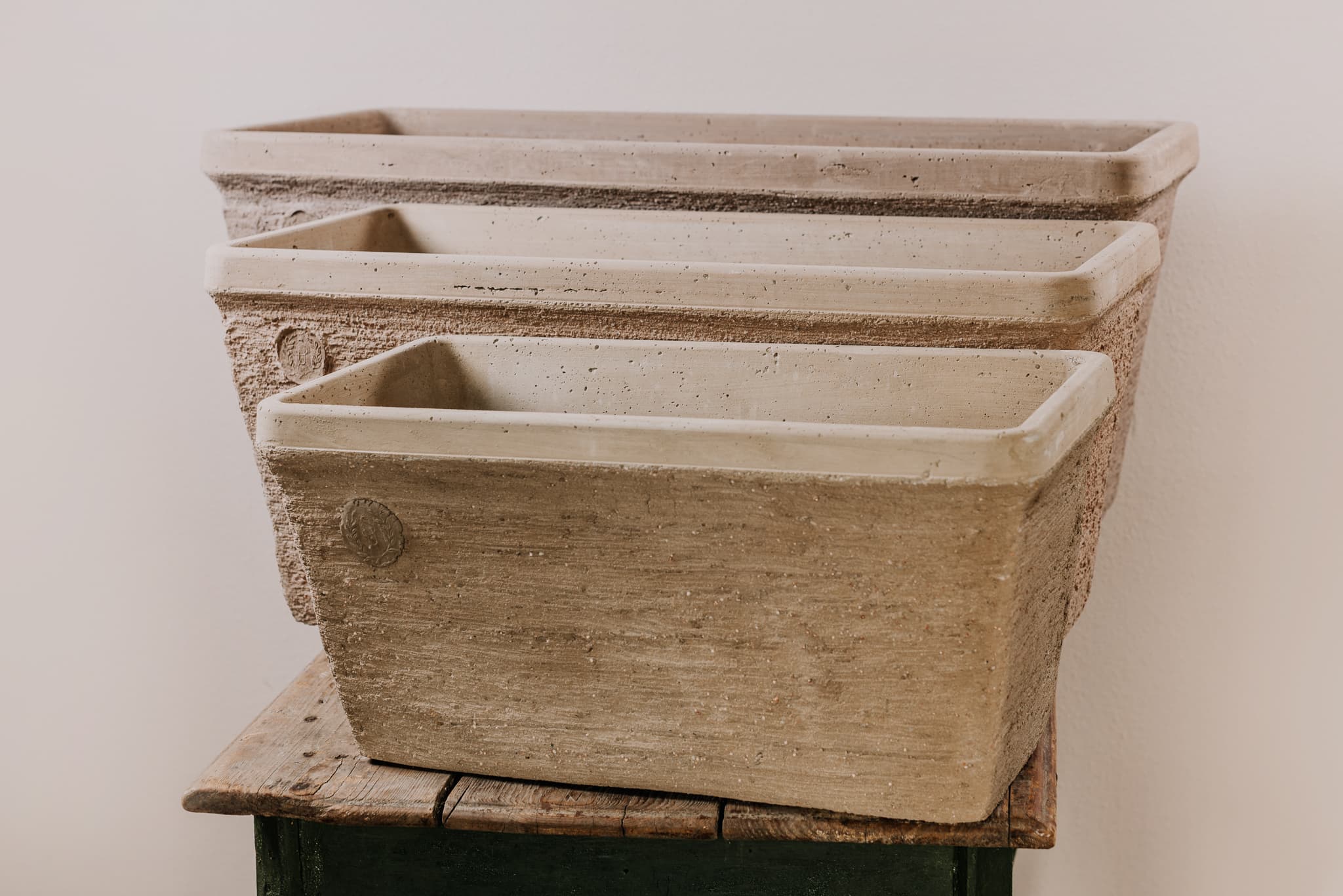 Ghiveci De Piatra - Zeusz S - 31x30x58 Cm