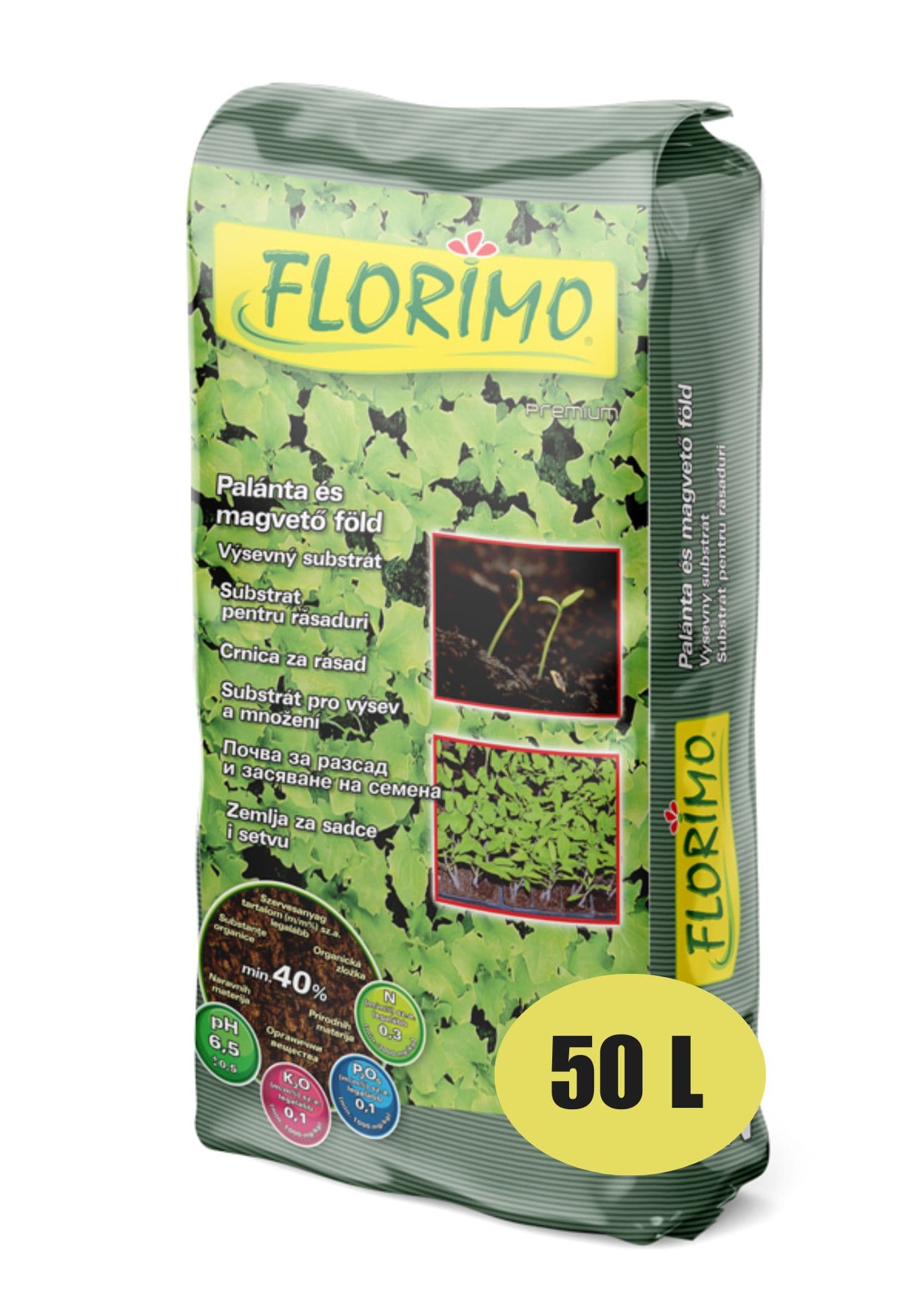 Turbă Florimo – Răsaduri 50 L — imagine 1