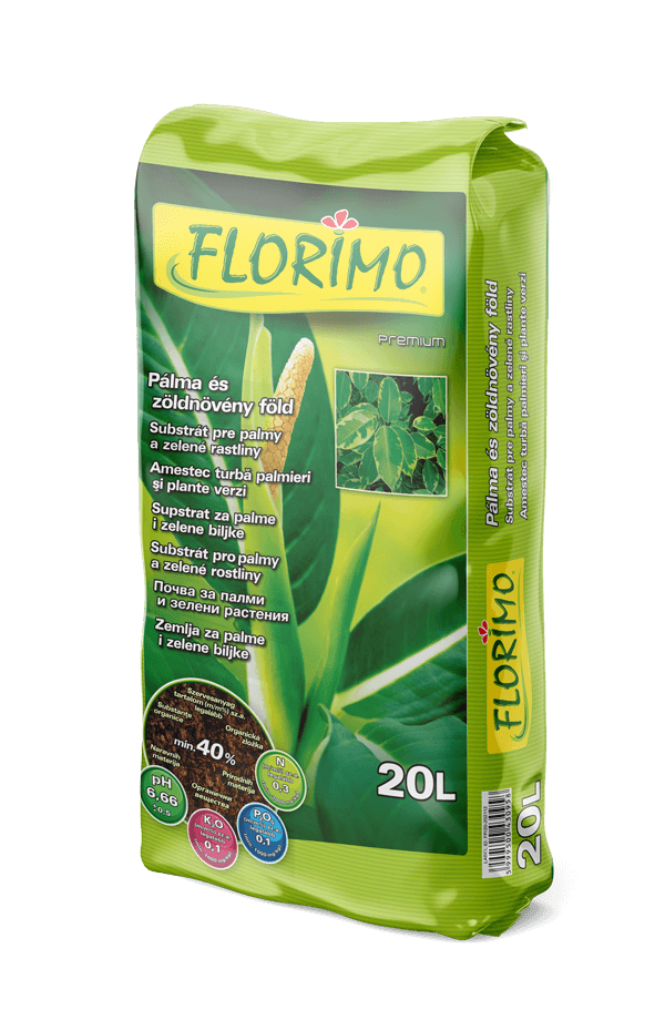 Turbă Florimo – Palmieri și plante verzi 20 L — imagine 1