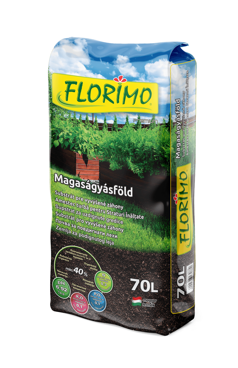 Turbă Florimo – pt. straturi înălțate — imagine 1