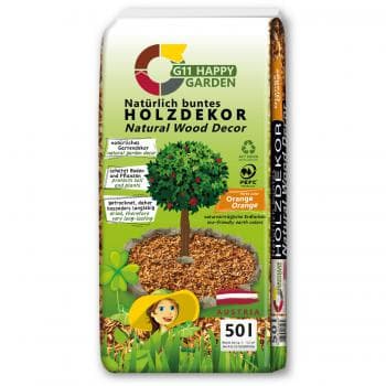 Decor lemn - Portocaliu - 50 L