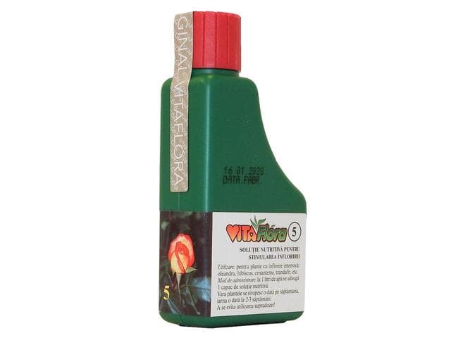 Vitaflora 5 — Stimularea înfloririi 100 ml