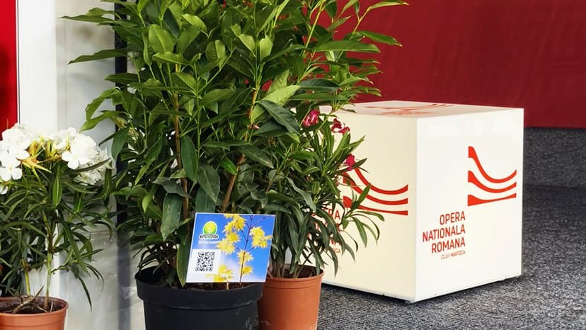 Opera Aperta 2026 la Cluj-Napoca, decor verde realizat de Pominova pentru un festival al artelor