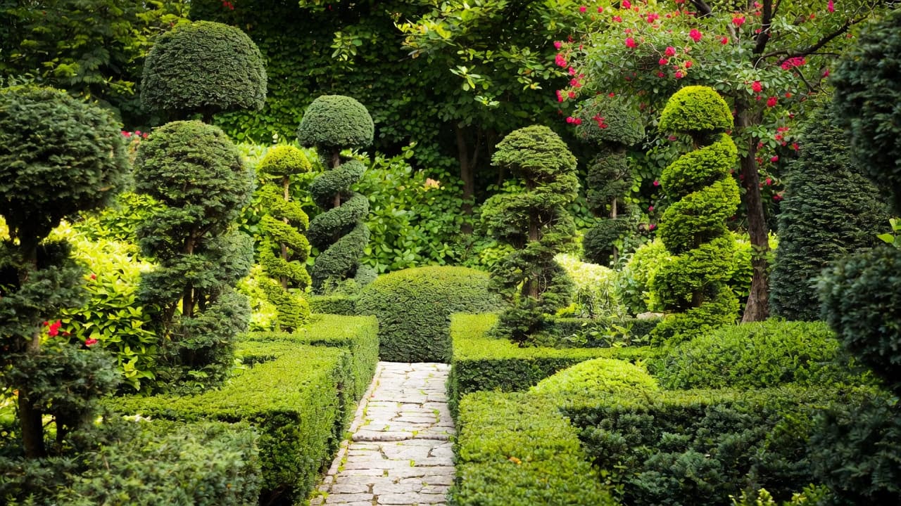 Forme topiare și bonsai de exterior