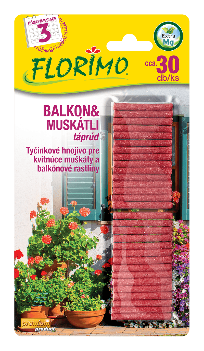 Florimo baghete – Mușcate și plante de balcon — imagine 1