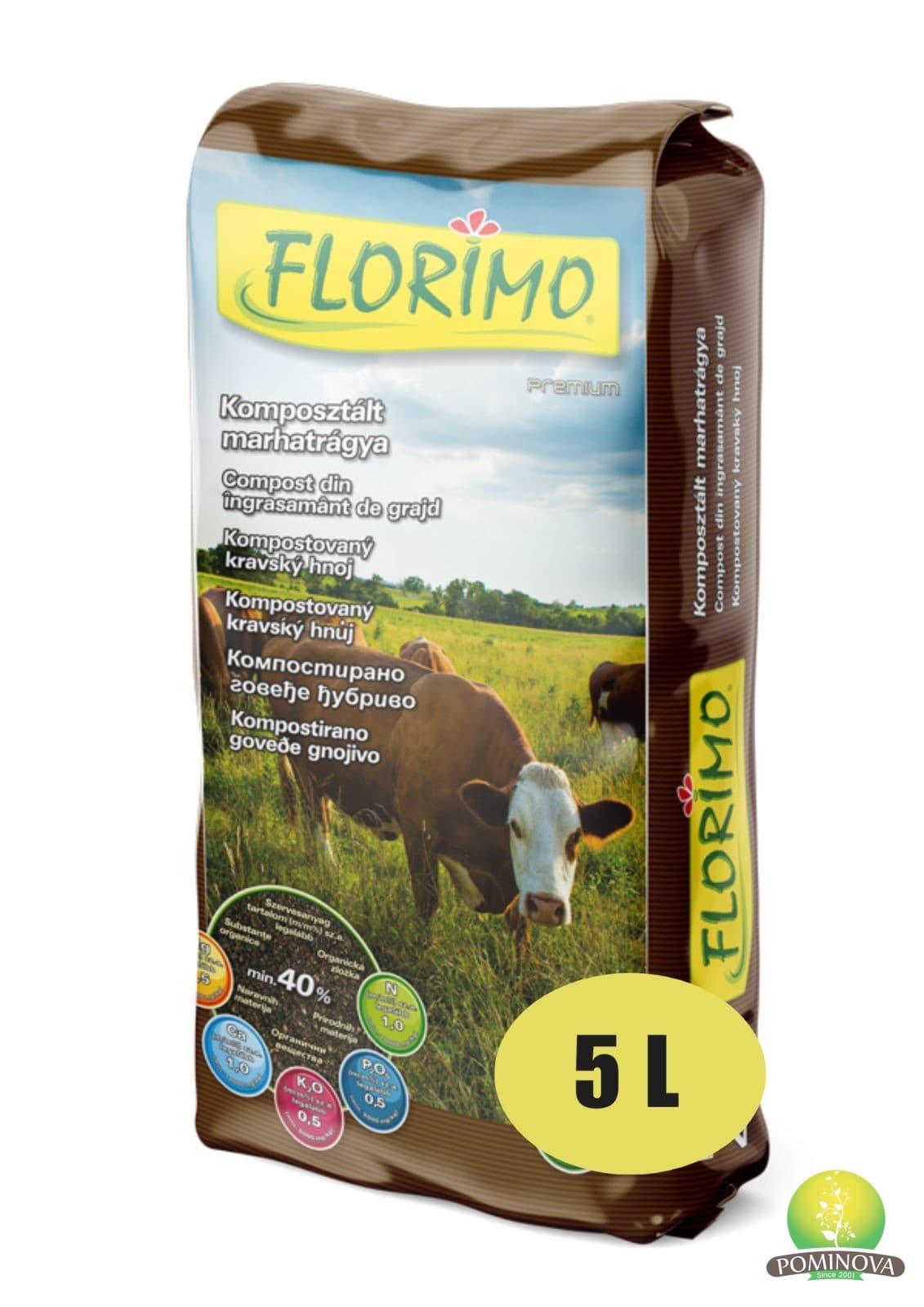 Florimo gunoi de grajd organic compostat (Florimo gunoi de grajd organic compostat 5 L)