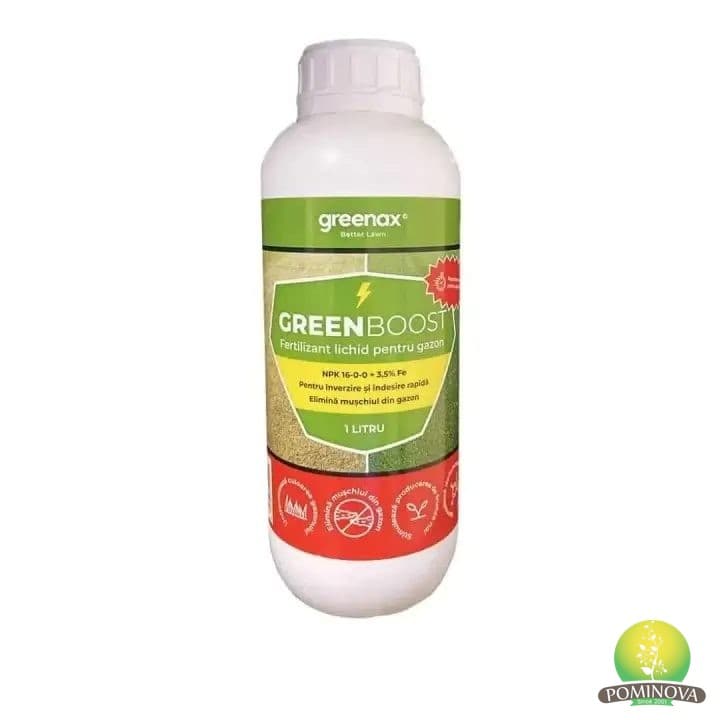 Ingrasamant Foliar Greenboost, Npk 16 0 0+3.5% Fier, 1 L — imagine 1