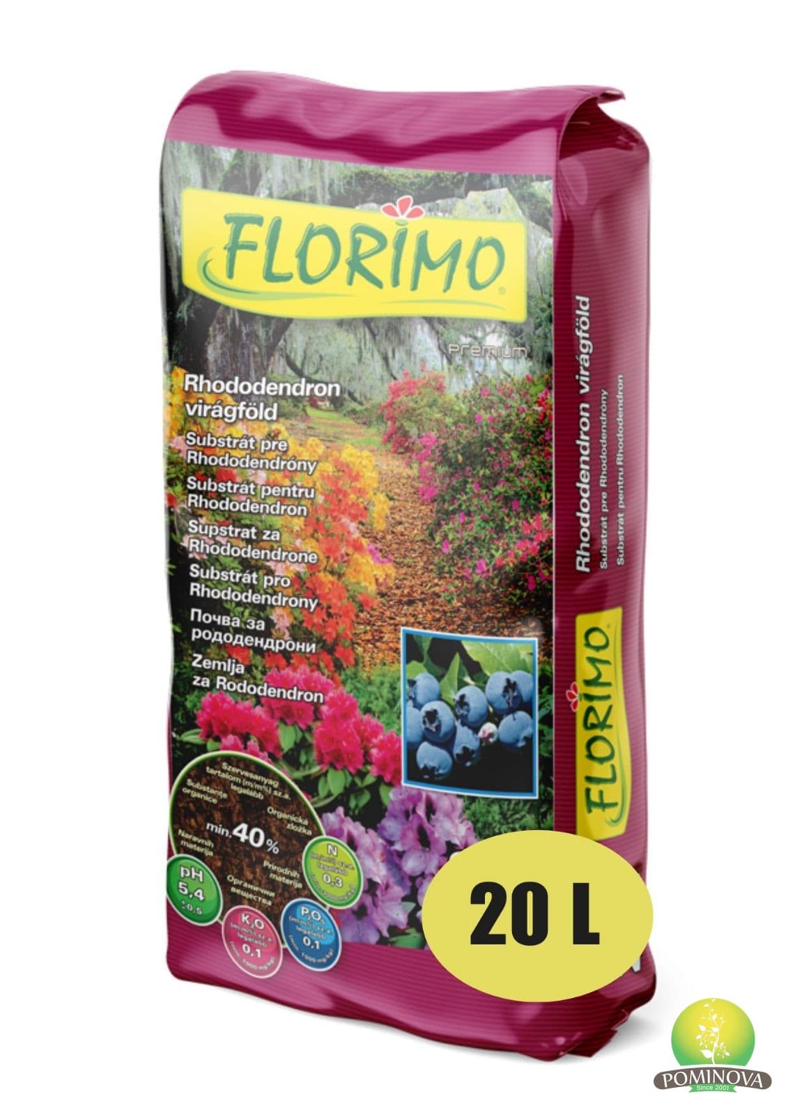 Turbă Florimo – Rhododendron — imagine 1