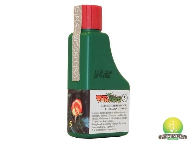 Vitaflora 5 - Stimularea înfloririi (Vitaflora soluție)