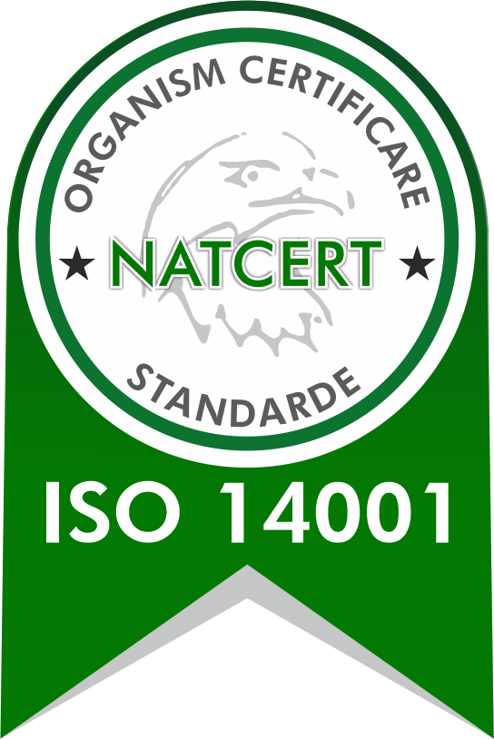 Logo ISO 14001:2015 — Sistem Management Mediu